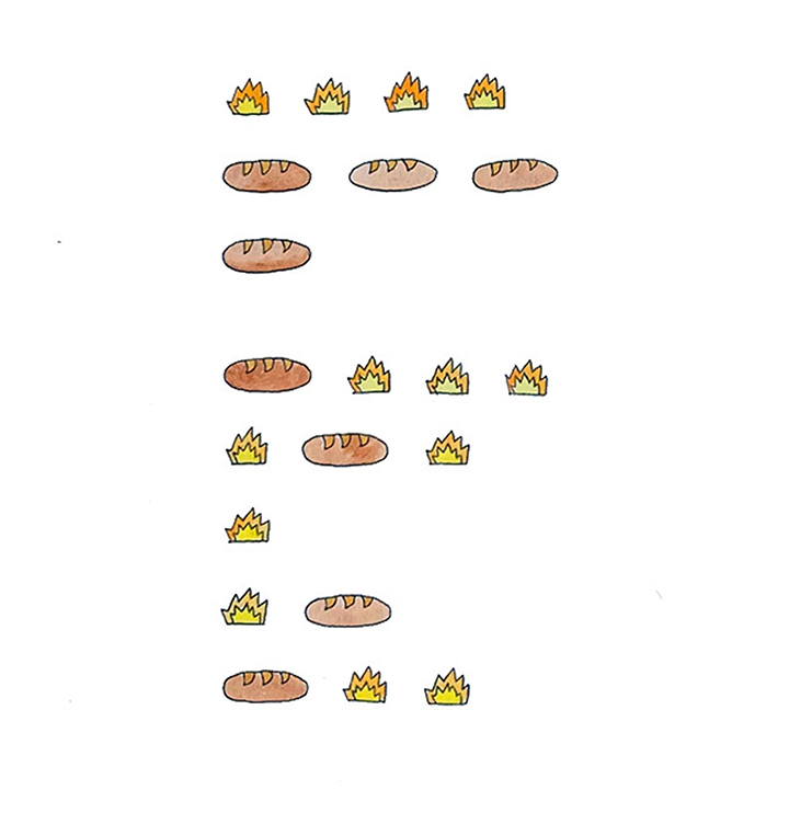 Morse Code Hot Bread