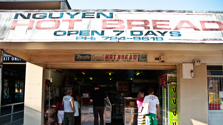 hot bread bakery sign Cabramatta