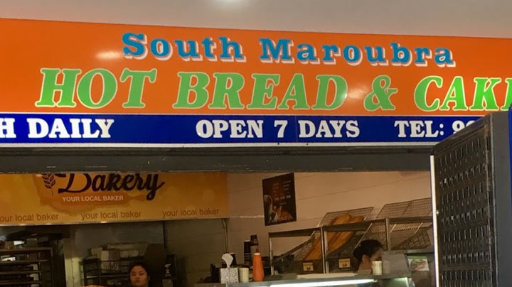 hot bread bakery sign Maroubra