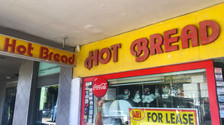 hot bread bakery sign Rockdale